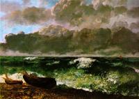 Courbet, Gustave - The Stormy Sea( The Wave)